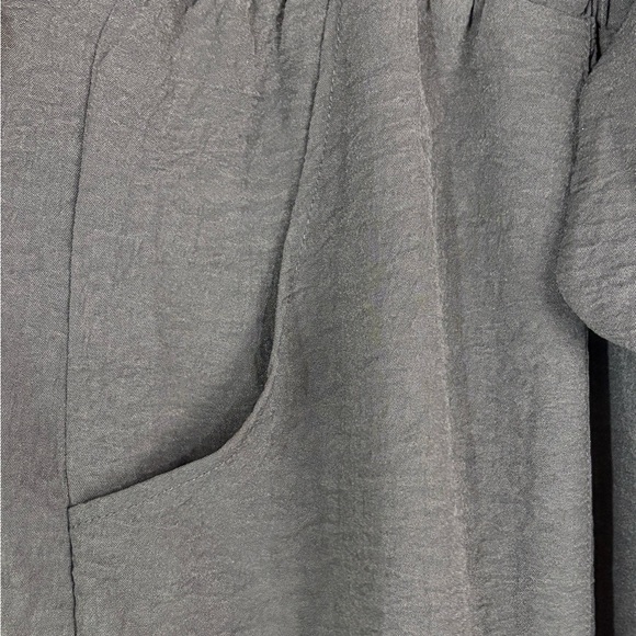 NWT Cueply Black Wide Leg Pants with Paper Bag Waist‎ & Tie (Size 4X) - Picture 3 of 3